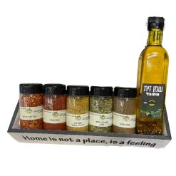 תבלינים ושמן זית מתובל