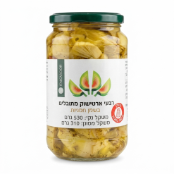 רבעי ארטישוק מתובלים בשמן חמניות