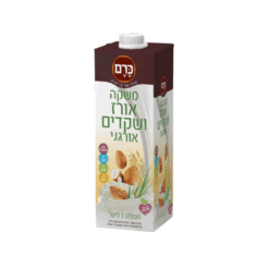 חלב אורז ושקדים אורגני 1 ליטר